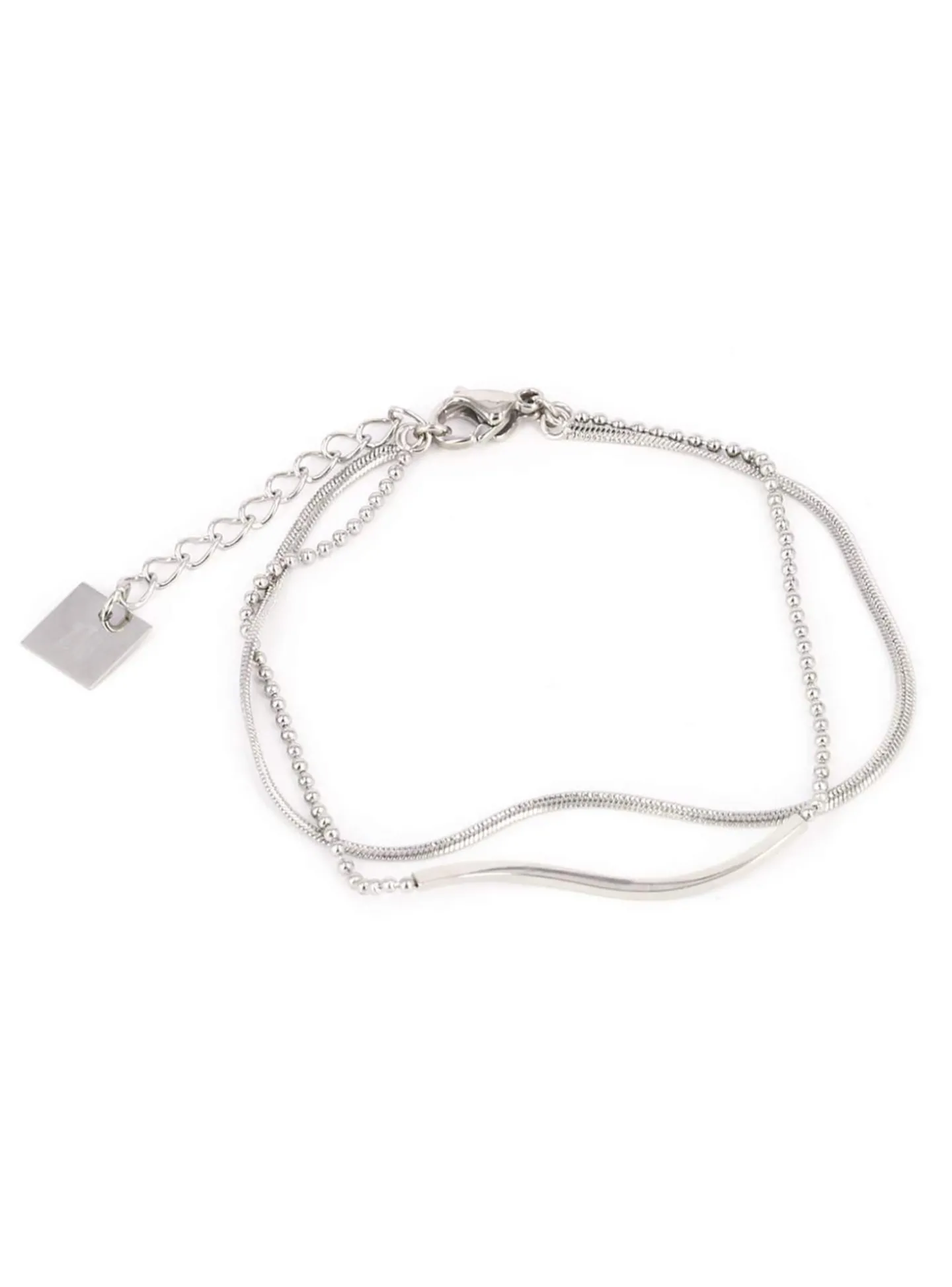 Bracelet Zag Bijoux Neusis acier