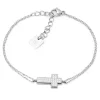 Bracelet Zag Bijoux Ondine acier croix oxydes