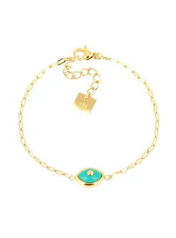 Bracelet Zag Bijoux Peggie turquoise