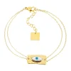 Bracelet Zag Bijoux Valega rectangle acier et oeil