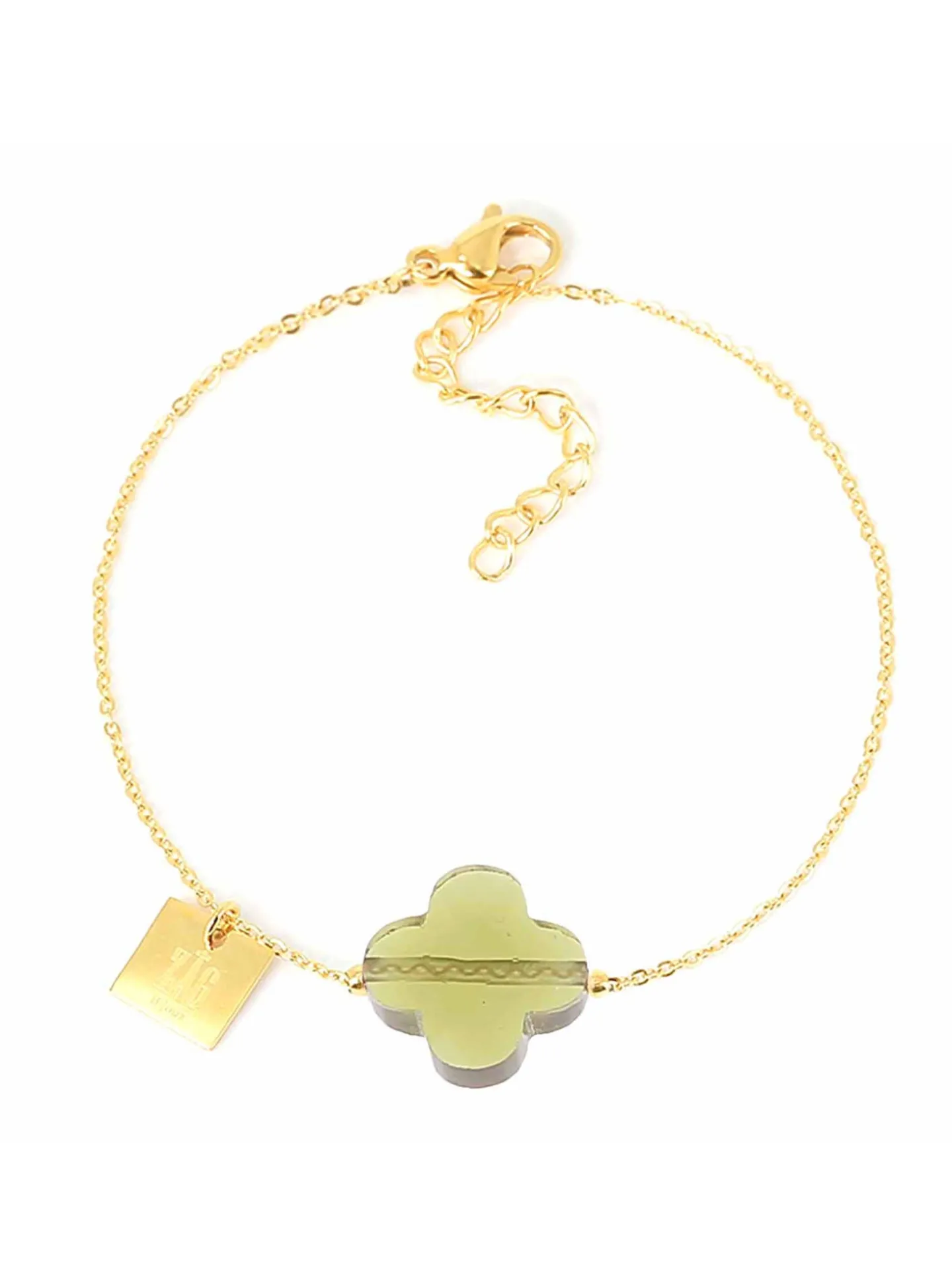 Bracelet Zag Bijoux Vega vert