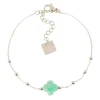 Bracelet Zag Bijoux Velasquez acier et amazonite