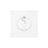 Bracelet Zag Bijoux Velasquez acier et nacre blanche