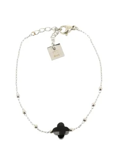 Bracelet Zag Bijoux Velasquez acier et onyx