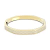 Bracelet-jonc Swarovski Dextera doré