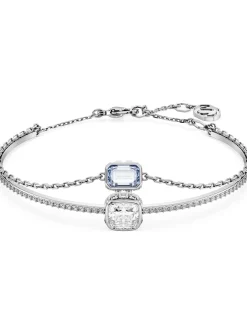 Bracelet-jonc Swarovski Stilla Blanc et bleu