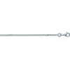Chaine Brillaxis argent maille gourmette