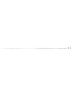 Chaine Brillaxis en or blanc 9 carats diamantée