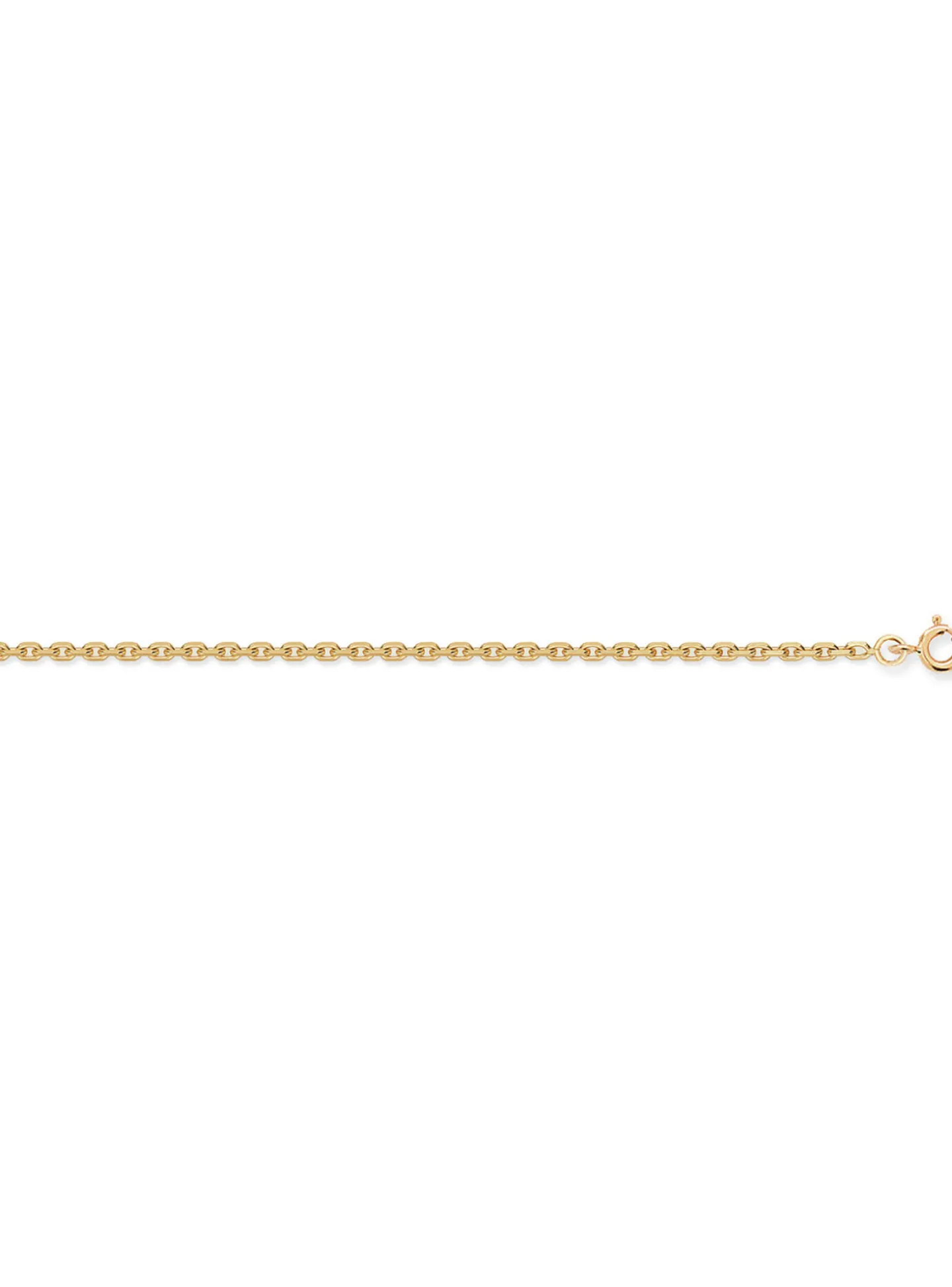 Chaine Brillaxis maille forçat or 45 cm