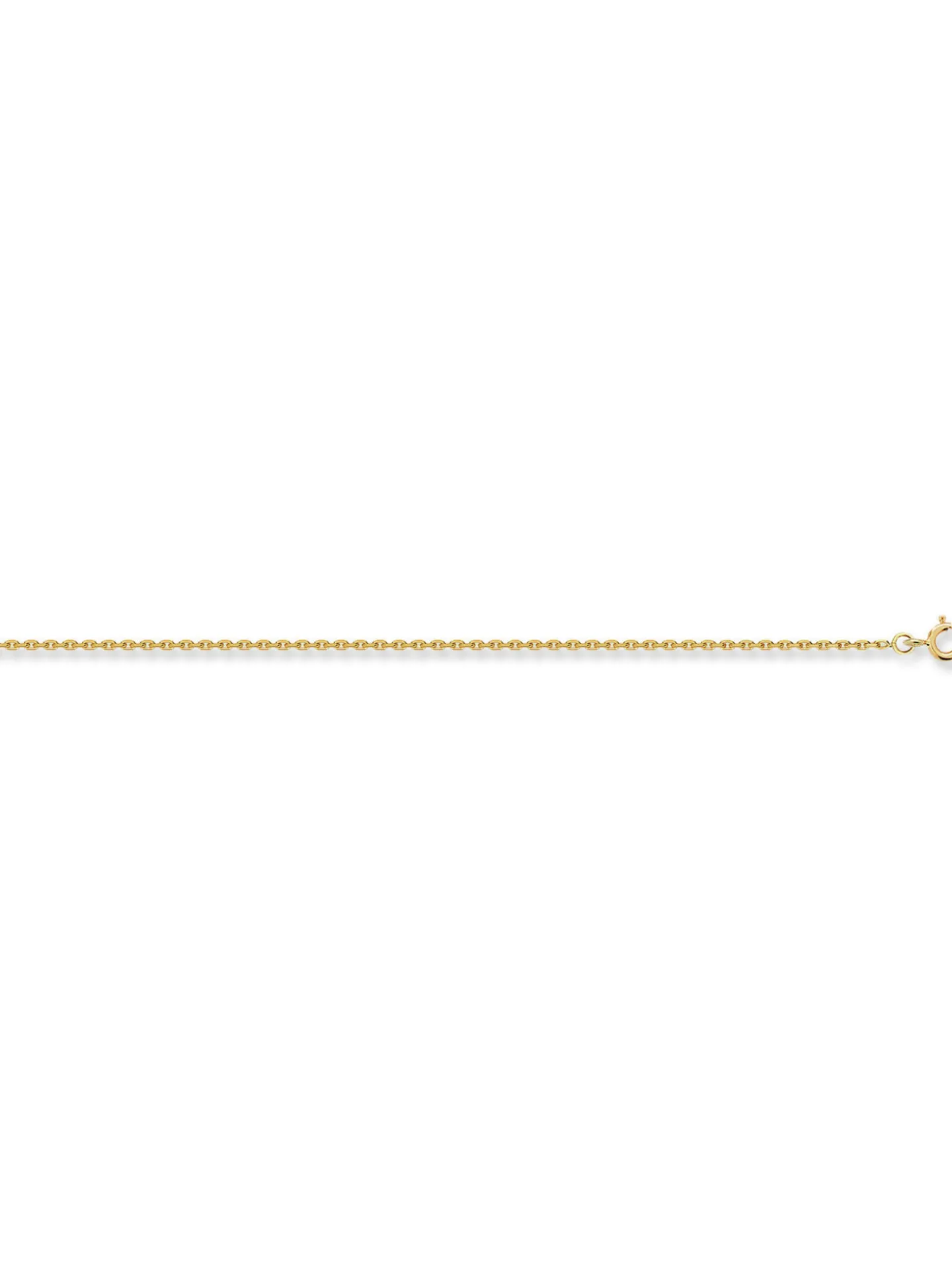 Chaine Brillaxis maille forçat diamantée or 55 cm