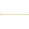 Chaine Brillaxis maille gourmette or 18 carats 60 cm