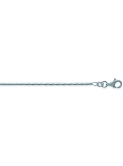 Chaine Brillaxis maille serpent argent 45 cm