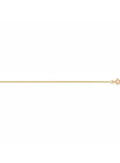 Chaine Brillaxis or jaune 18 carats gourmette 1 mm