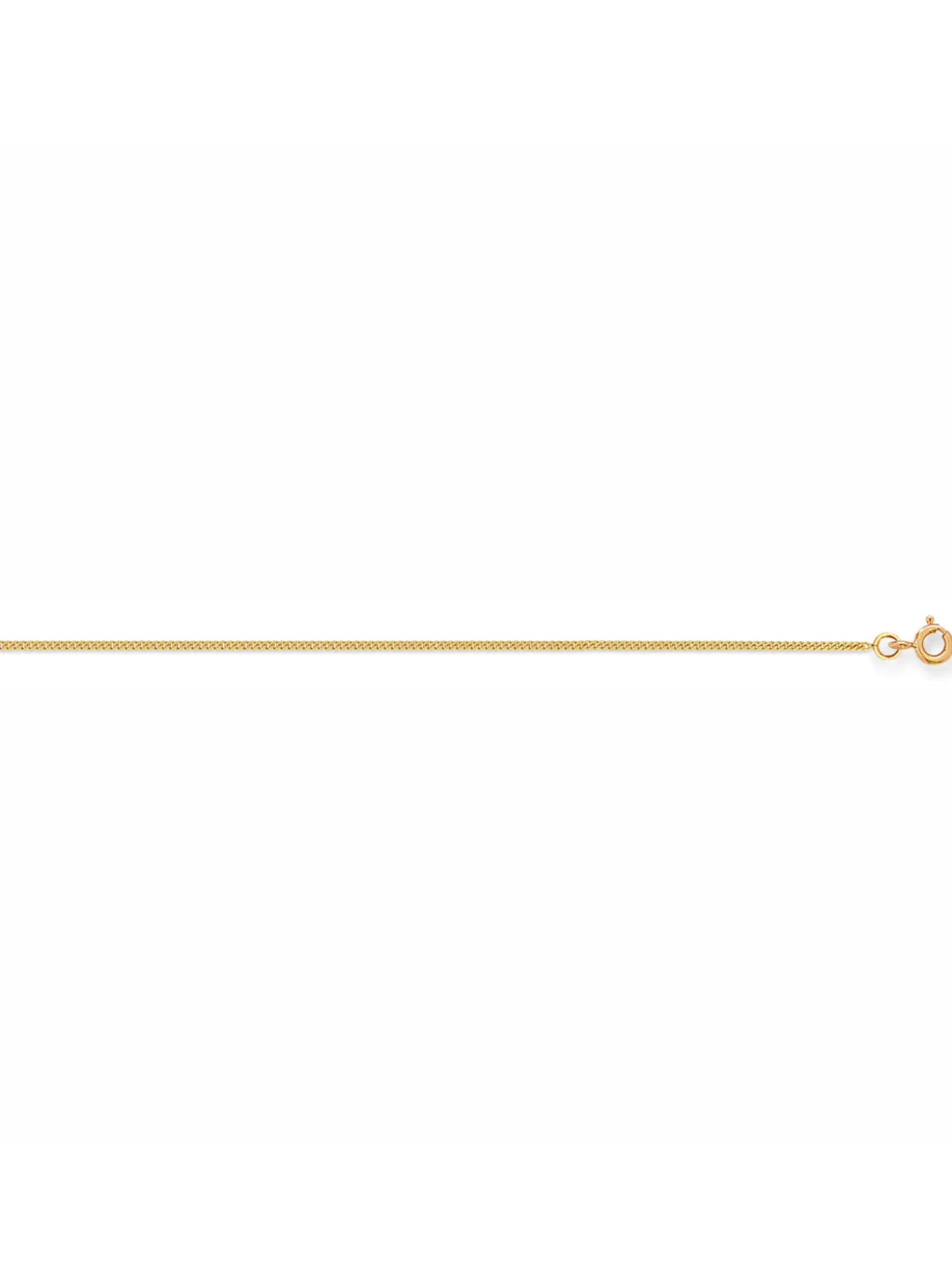 Chaine Brillaxis or jaune 18 carats gourmette 1 mm