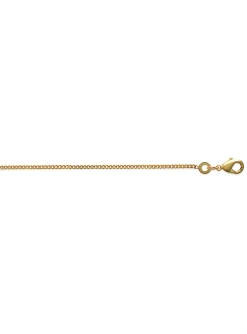 Chaine Brillaxis plaqué or maille gourmette 38 cm