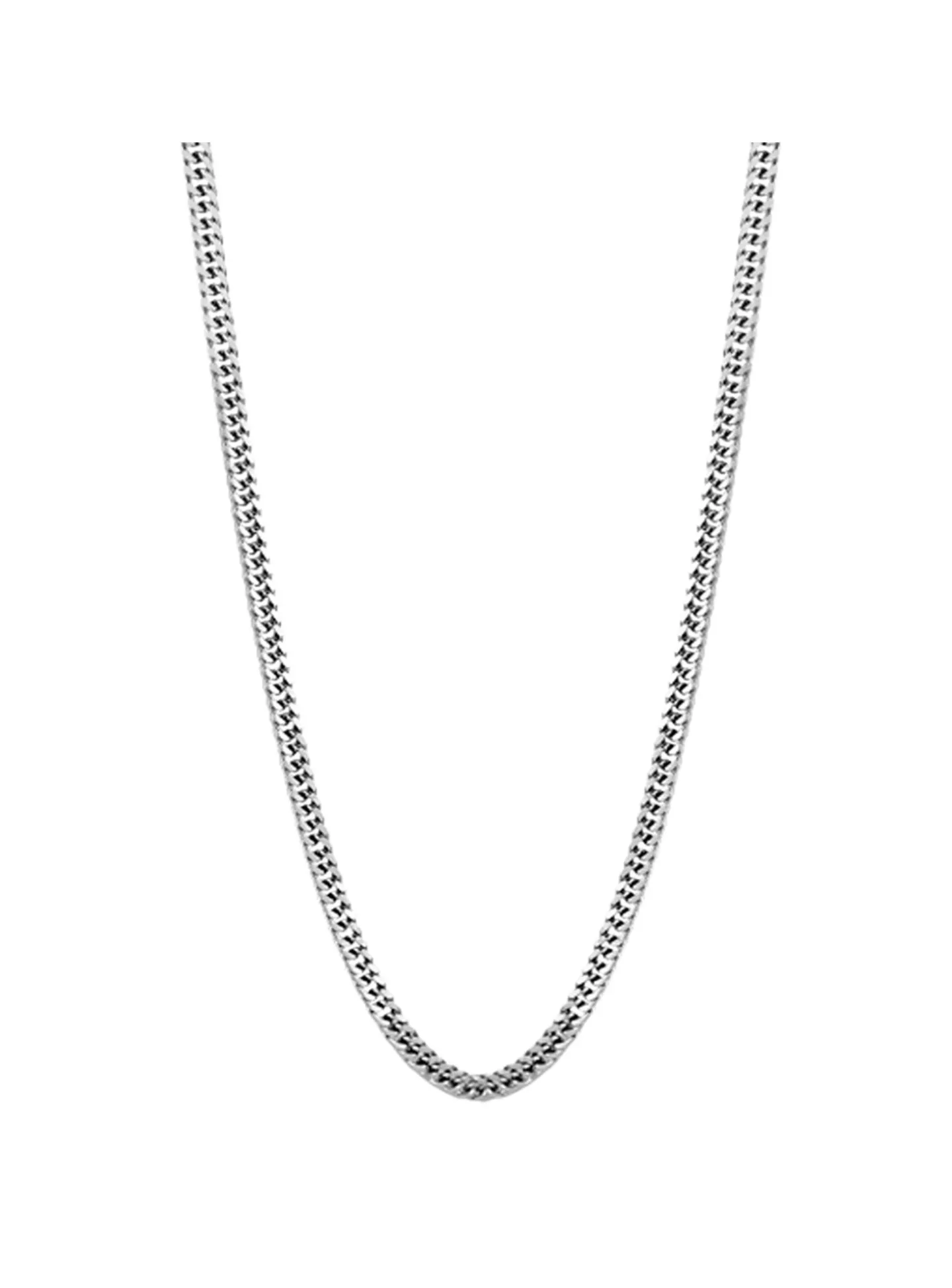 Chaine Lotus homme acier maille gourmette