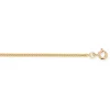 Chaine maille gourmette or jaune 18 carats 1.6 mm