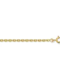 Chaine or jaune 9 carats maille forçat 1.7mm