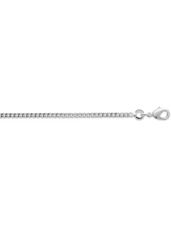 Chaîne Brillaxis argent maille gourmette 45cm