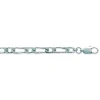 Chaîne Brillaxis homme maille gourmette_x005f_x000D_argent rhodié 55cm