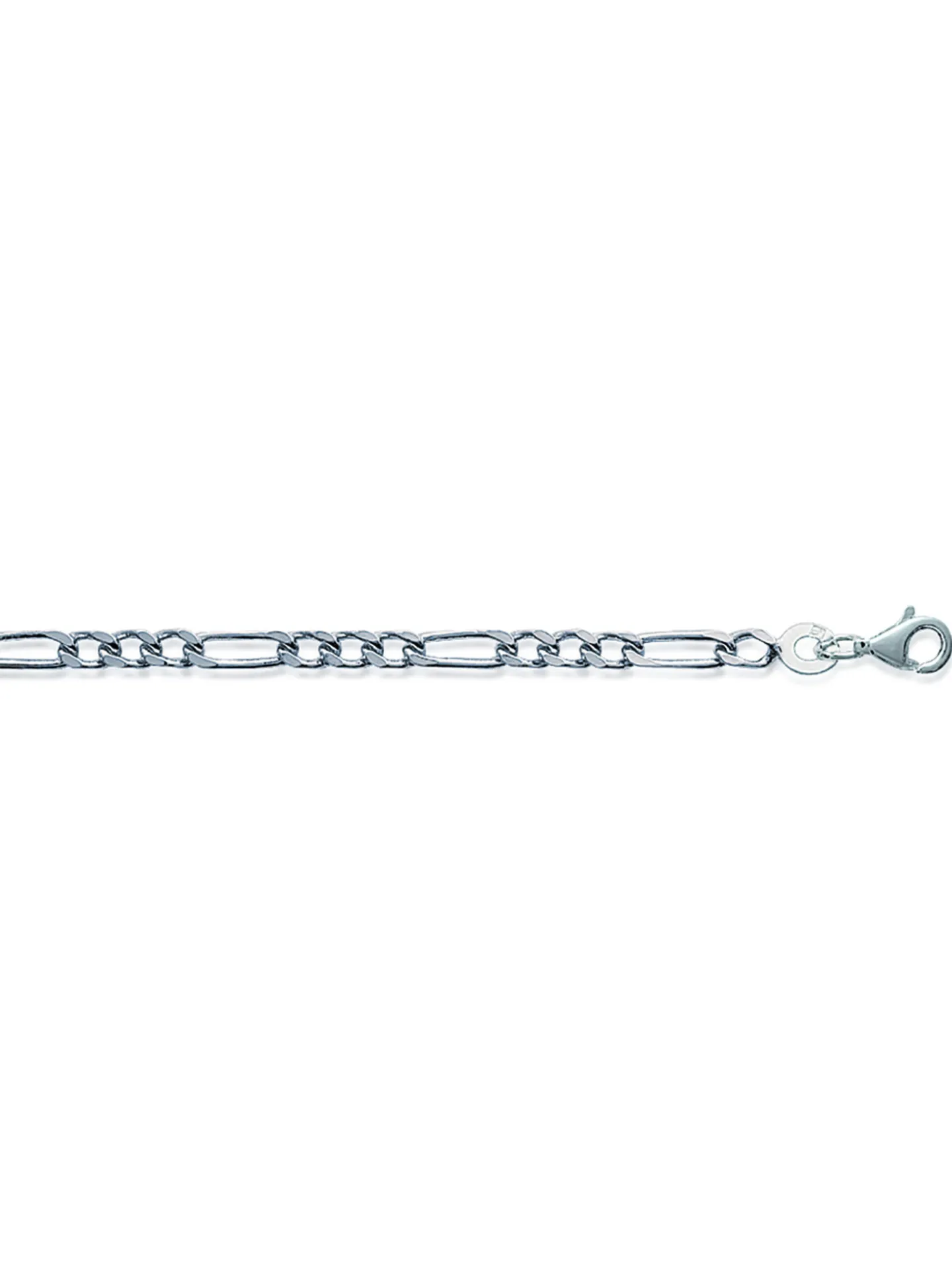 Chaîne Brillaxis maille alternée 3/1 45cm