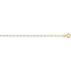 Chaîne Brillaxis maille alternée or jaune 9 carats_x005f_x000D_45 cm