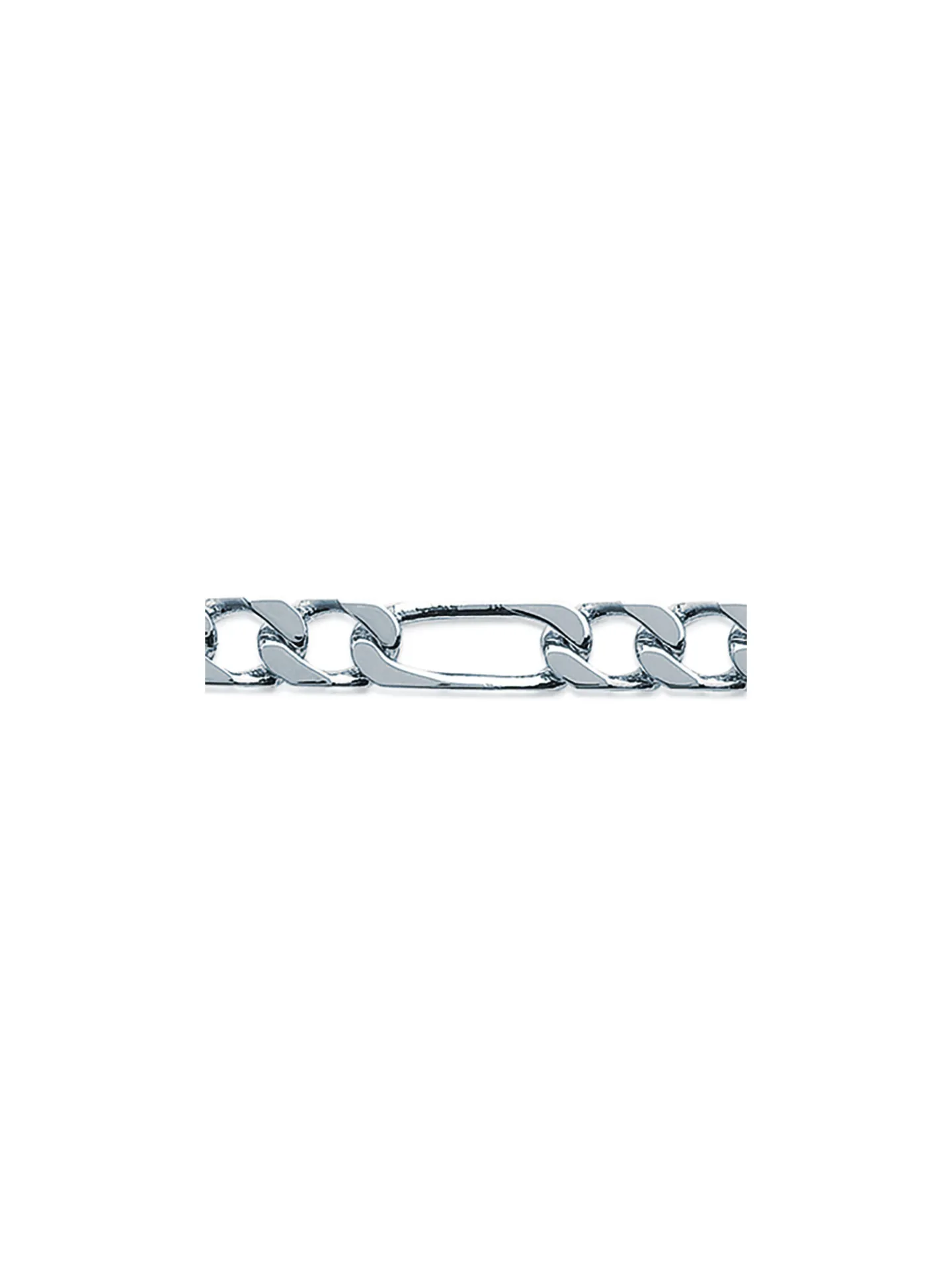 Chaîne Brillaxis maille alternée 3/1 45cm