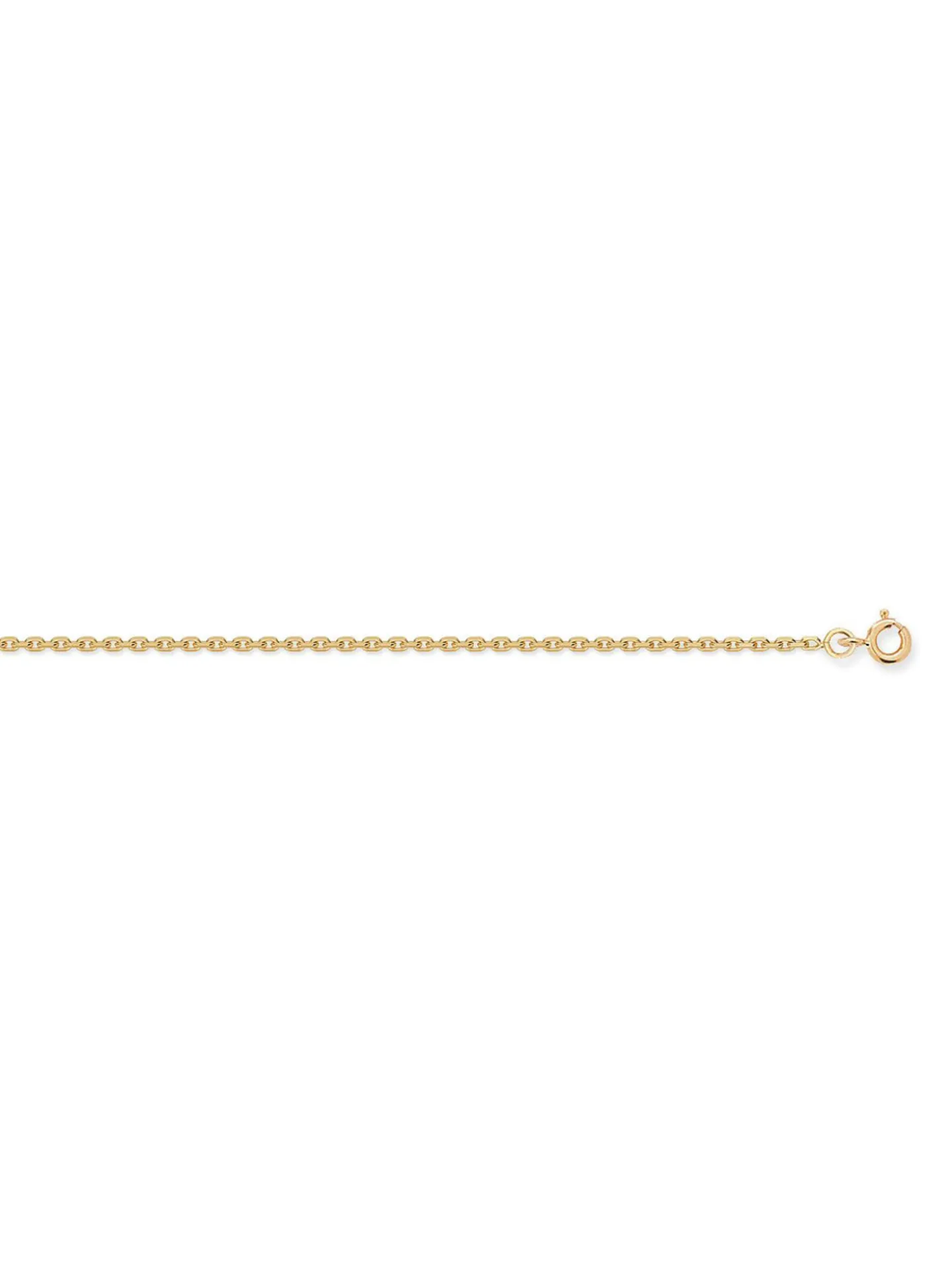 Chaîne Brillaxis maille forçat or jaune 18 carats