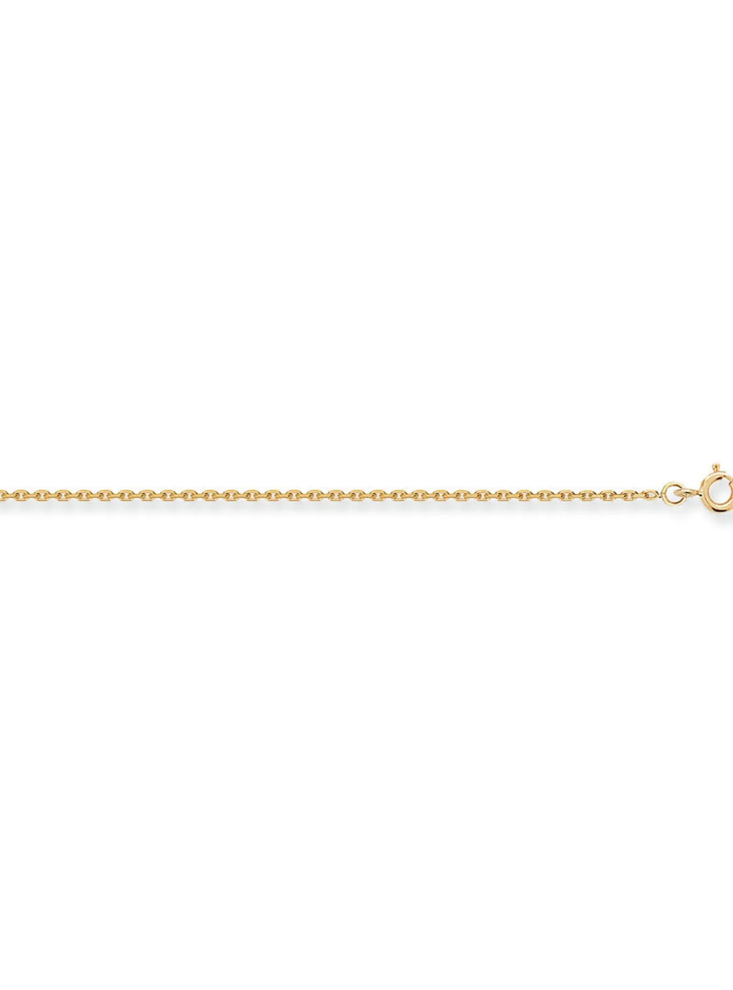 Chaîne Brillaxis maille forçat or jaune 18 carats