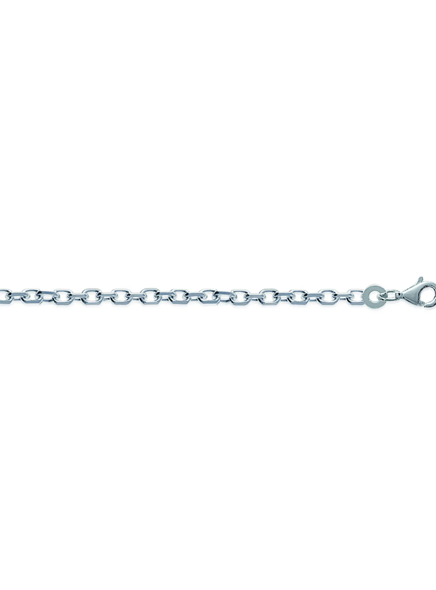 Chaîne Brillaxis maille forçat 55cm_x005f_x000D_2.25 mm