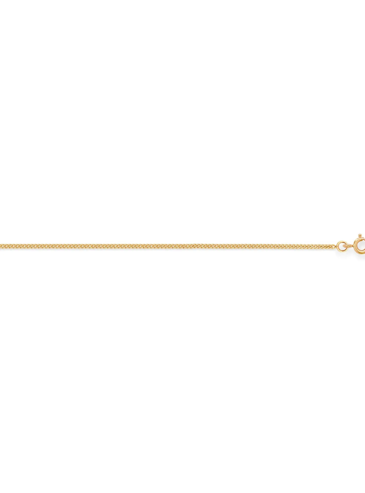 Chaîne Brillaxis maille gourmette or jaune 18 carats