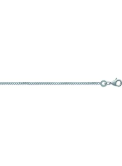 Chaîne Brillaxis maille gourmette argent 45cm