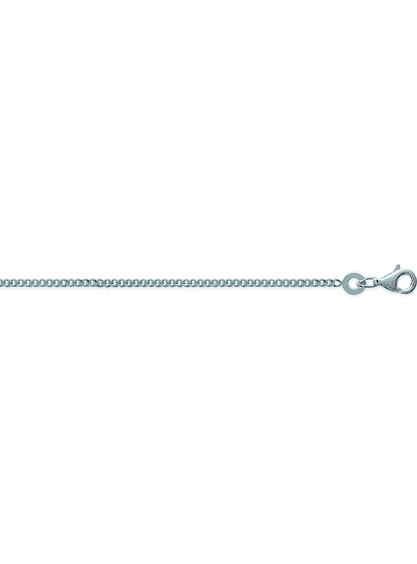 Chaîne Brillaxis maille gourmette argent 45cm