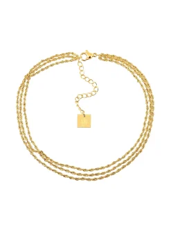 Chaîne de cheville Zag Bijoux Brigitte acier doré