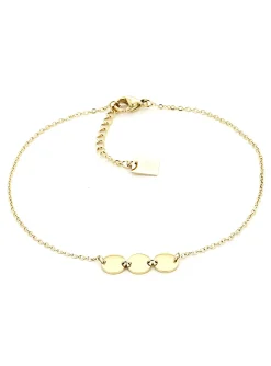 Chaîne de cheville Zag Bijoux Cardin acier doré
