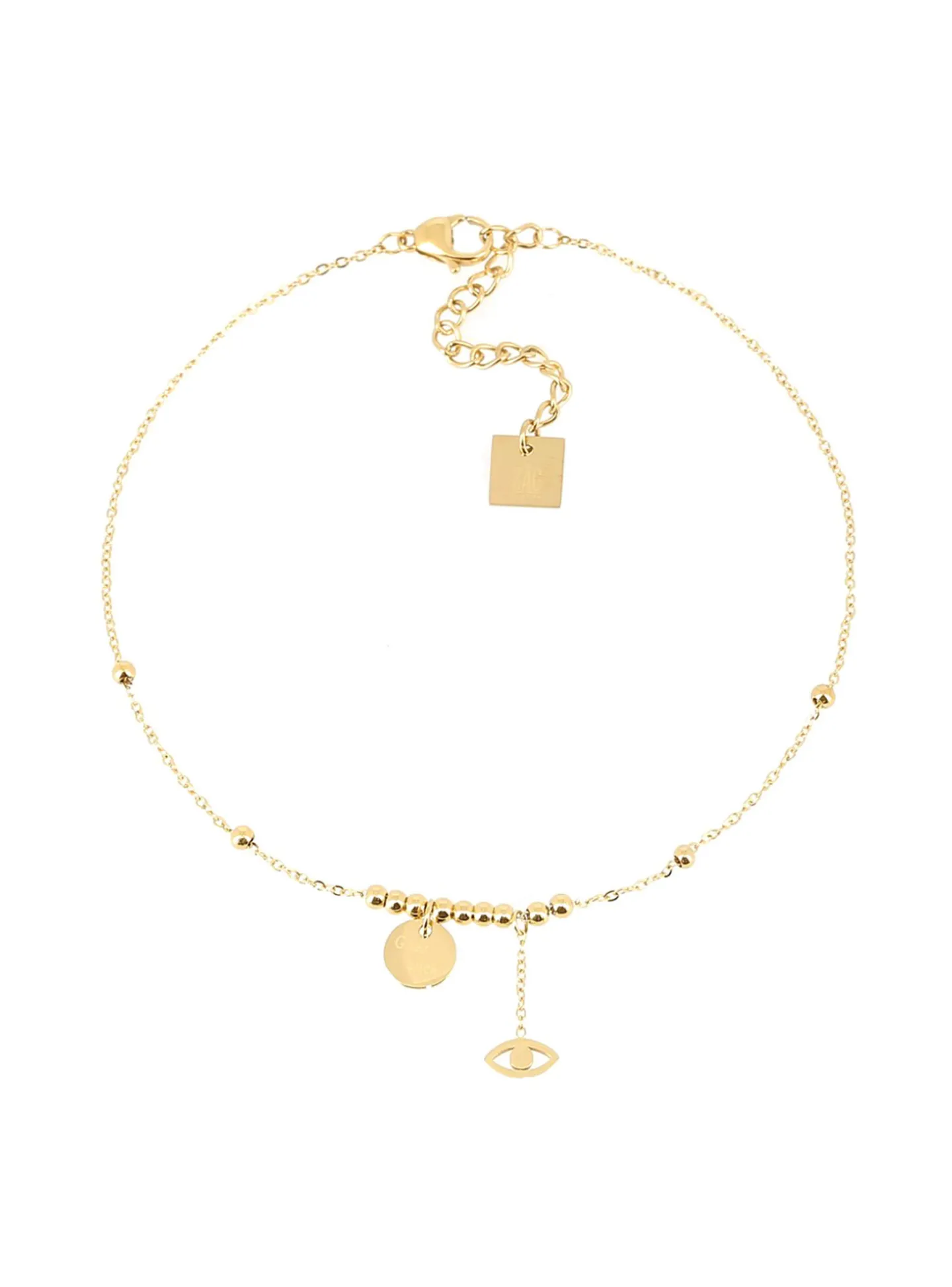 Chaîne de cheville Zag Bijoux Willya accier doré