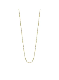 Chaîne Lotus Silver maille forçat doré