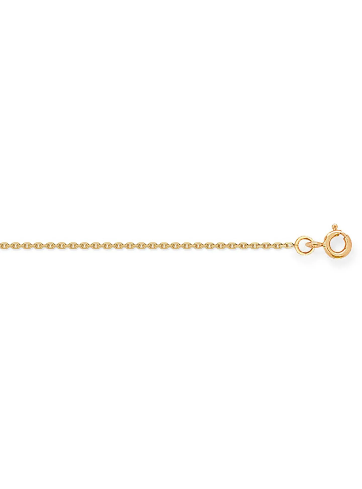 Chaîne maille forçat or jaune 18 carats 1mm