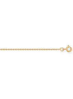 Chaîne maille forçat or jaune 18 carats 1mm