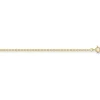 Chaîne maille forçat or jaune 9 carats 1.4 mm
