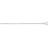 Chaîne or blanc 750/1000 maille forçat 1.4mm