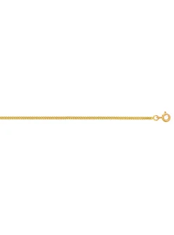 Chaîne or jaune 9 carats maille gourmette 1.4mm