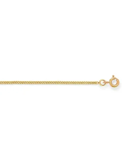 Chaîne or jaune 9 carats maille gourmette 1.2mm
