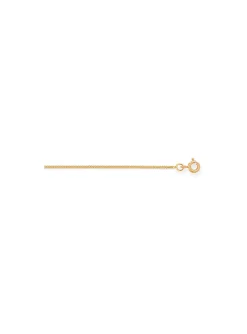 Chaîne or jaune 18 carats maille gourmette 1mm