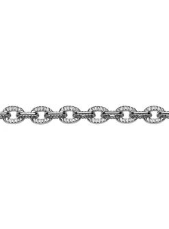 Chaîne OZ Bijoux forçat fantaisie plaqué argent