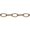 Chaîne OZ Bijoux maille fantaisie plaqué or rose