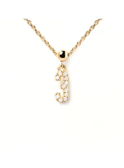 Charm PdPaola Numéro 3 doré
