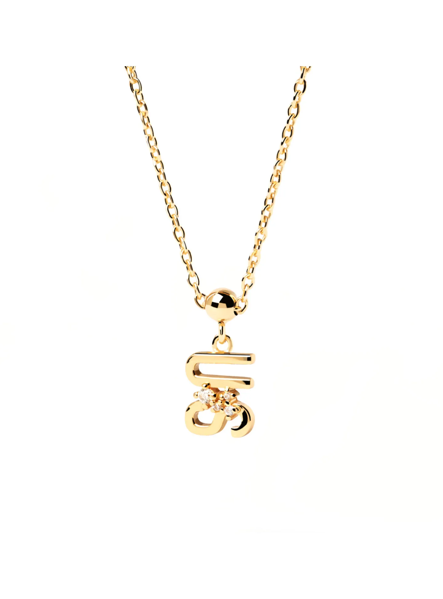 Charm PdPaola "US" doré et oxyde