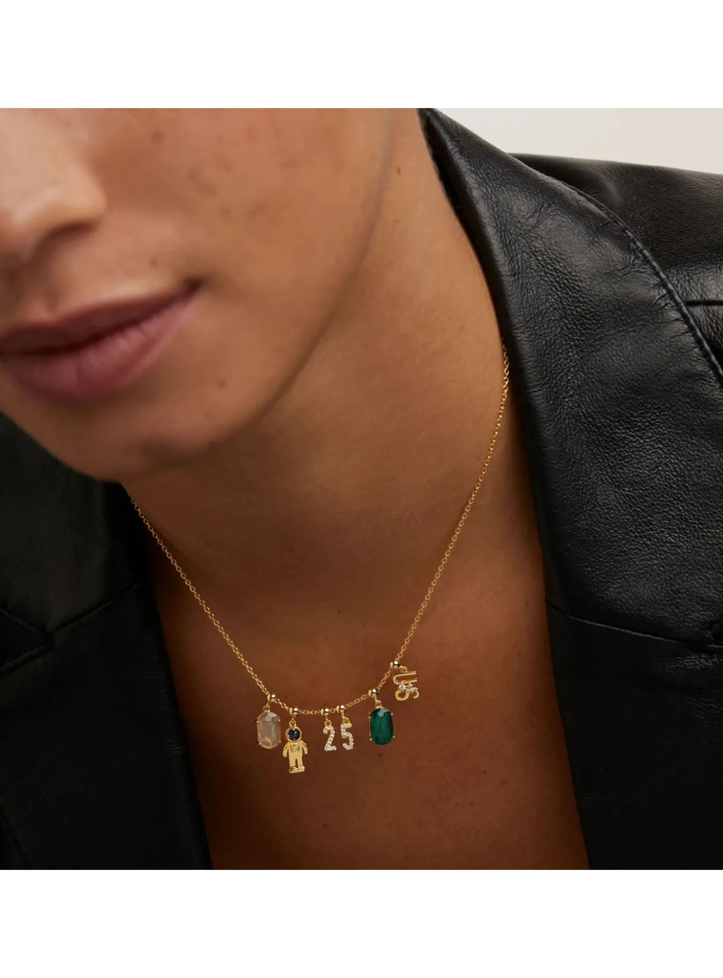 Charm PdPaola "US" doré et oxyde