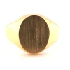 Chevalière homme Brillaxis or jaune 9 carats